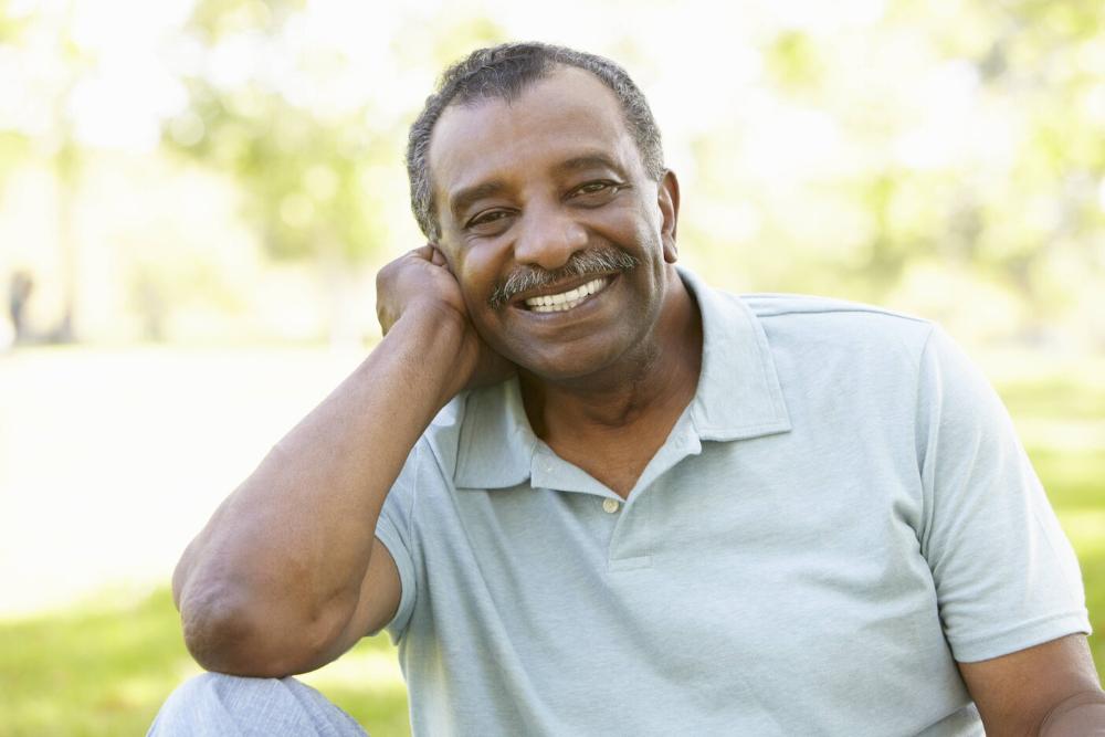 middle aged man smiling in manhattan nyc