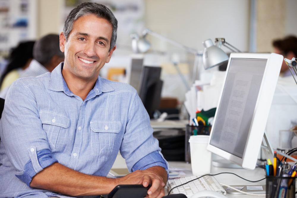 Man smiling after getting his teeth whitened in manhattan
