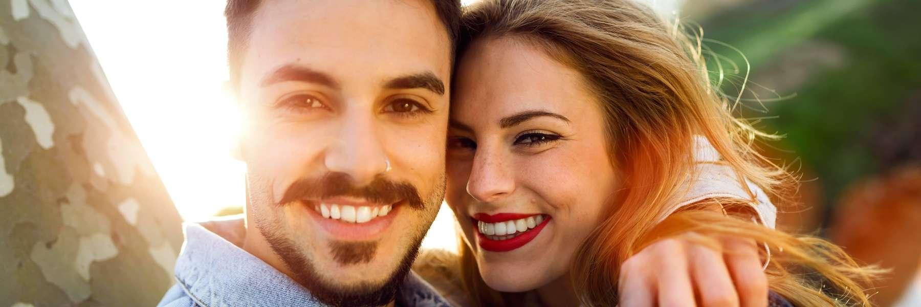 couple with veneers in manhattan